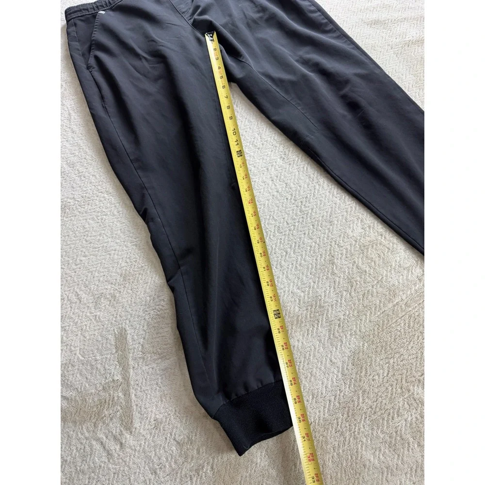 FIGS Zamora Jogger Scrub Pants Mens Large Black Technical Collection Drawstring